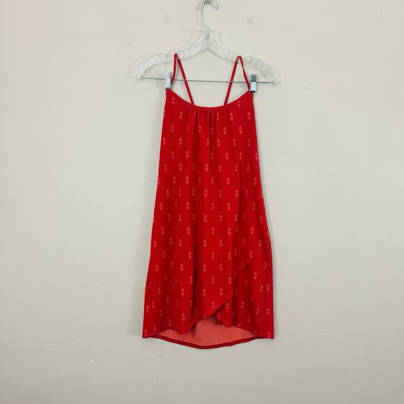 Fig Dresses & Skirts - Fig Red Asymmetrical Tank Dress Women’s Size S